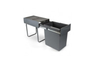 Poubelle coulissante - amovible - 1 bac 20 litres EMUCA