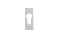 Entrée de cylindre pour porte - aluminium - autocollante - 3 mm ARGENTA