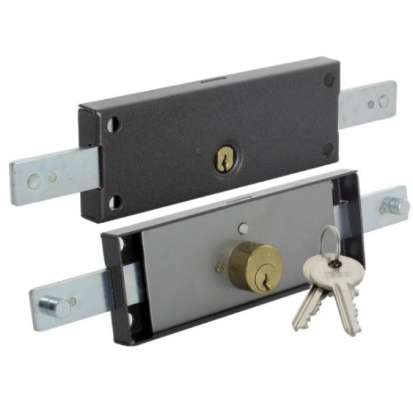 Serrure pour tringles - pour porte de garage et rideau métallique ISEO CITY