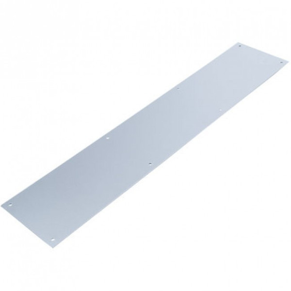 Plaque de protection de porte en acier inox 8/10 DUVAL