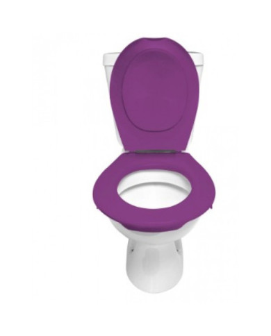 Lunette et abattant WC clipsable - Violet PAPADO