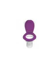 Lunette et abattant WC clipsable - Violet PAPADO