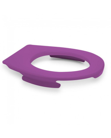 Lunette wc clipsable - 100 % hygiénique - violet PAPADO