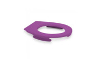 Lunette wc clipsable - 100 % hygiénique - violet PAPADO