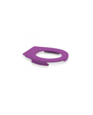 Lunette wc clipsable - 100 % hygiénique - violet PAPADO