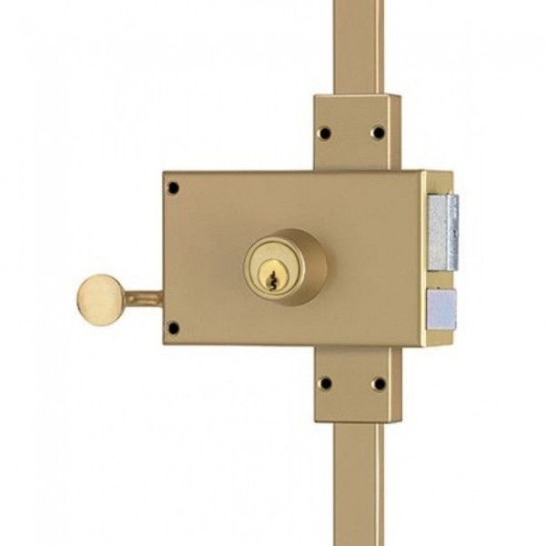 Serrure en applique horizontale - 3 points - cylindre rond - Vega JPM