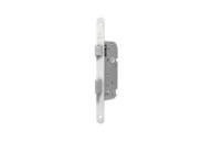 Serrure à larder - petit coffre - axe 50 mm - têtière blanche MARQUES SA