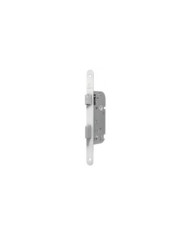 Serrure à larder - petit coffre - axe 50 mm - têtière blanche MARQUES SA