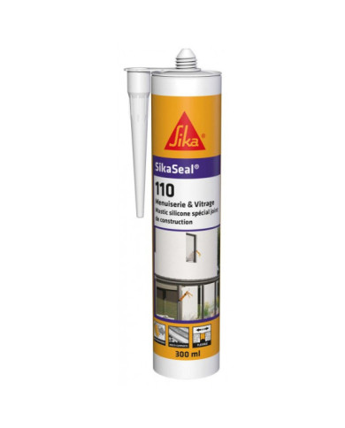 Mastic silicone neutre - construction et menuiserie - SikaSeal 110 SIKA