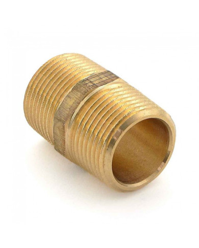 Mamelon bronze mâle / mâle à visser VIEGA