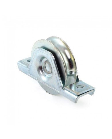 Roue à gorge ronde 337 - support intérieur - 1 roulement COMUNELLO