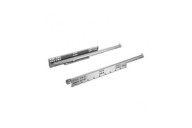 Coulisses à billes Quadro 25 2D Push to Open - charge 25 kg - sortie partielle HETTICH