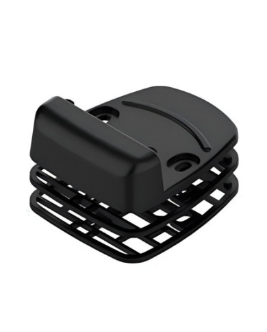 Sabot de portail battant motorisé + cales - large - aluminium - noir TIRARD