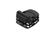 Sabot de portail battant motorisé + cales - large - aluminium - noir TIRARD