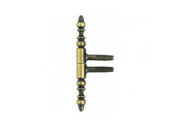 Fiche - portes bois - nœuds à vases - vieux bronze - 13 mm BROS