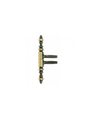 Fiche - portes bois - nœuds à vases - vieux bronze - 13 mm BROS