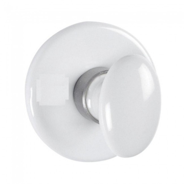 Rosace ronde - adhésive - en porcelaine de Limoges - Fusain MÉRIGOUS