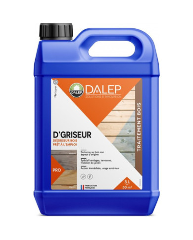 Dégriseur bois - désoxydant pour métaux - D'griseur DALEP
