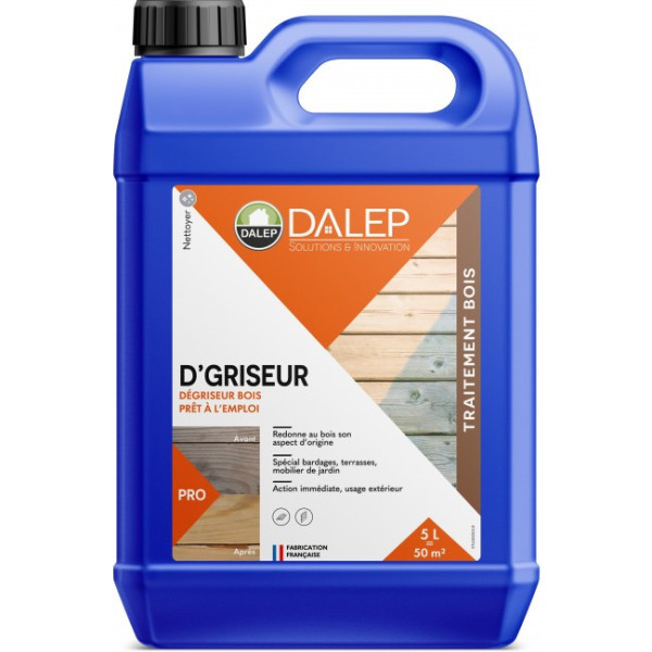 Dégriseur bois - désoxydant pour métaux - D'griseur DALEP