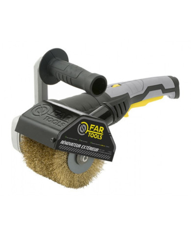 Pack rénovateur extérieur a brosse 1300 W - REX 120C + brosses FARTOOLS