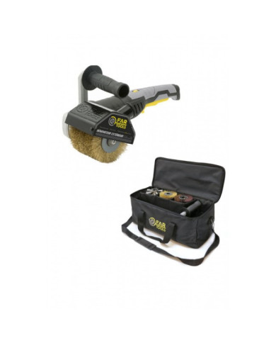 Rénovateur extérieur à brosse 1300W REX 120C + 4 brosses + sac de transport 24L FARTOOLS