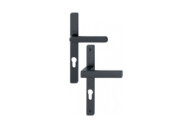 Poignées de porte sur plaques étroite - entraxe 195 mm - Ligne Toulon HOPPE