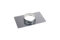 Plaque d'étanchéité inox rectangle - dimensions 300 x 500 mm TEN