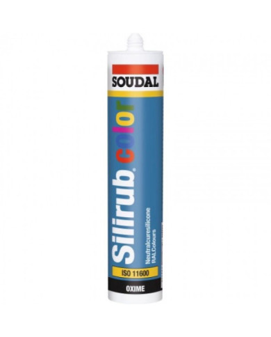Mastic silicone neutre - menuiserie - multi-coloris - Silirub Color SOUDAL