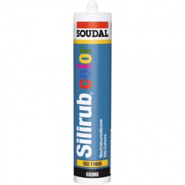 Mastic silicone neutre - menuiserie - multi-coloris - Silirub Color SOUDAL