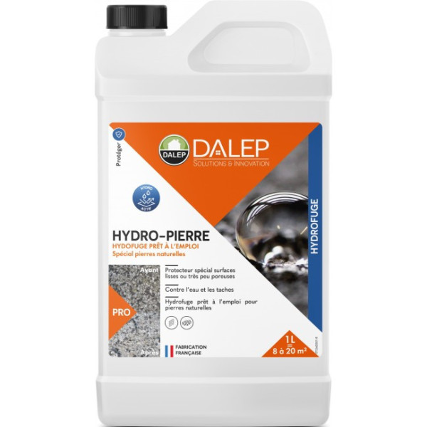 Hydrofuge - spécial pierre - anti-salissures - Hydro-Pierre DALEP