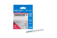 Agrafes T50 pour agrafeuse T50 BPN - longueur 8 mm - Boite de 1250 agrafes ARROW