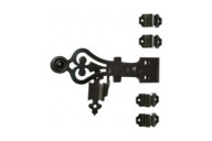 Accessoires espagnolette ronde en acier noir JARDINIER MASSARD