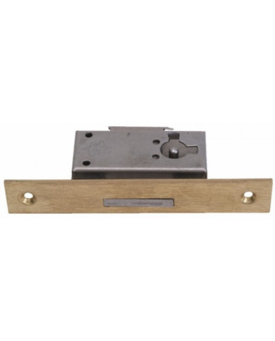 Serrure de meuble à larder - têtière laiton - S45 SERFA