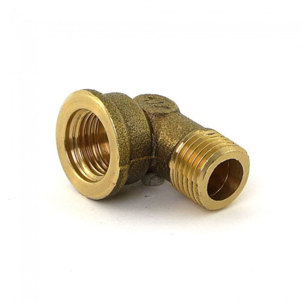 Coude laiton 90° mâle / femelle BRICOZOR