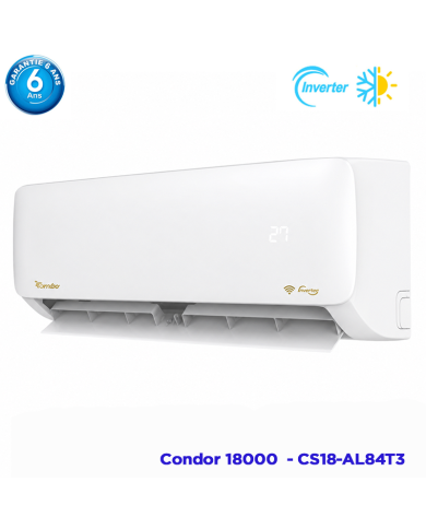 Climatiseur Condor 18000 BTU Inverter  T3 - CS18-AL84T3
