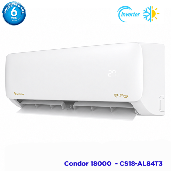Climatiseur Condor 18000 BTU Inverter  T3 - CS18-AL84T3