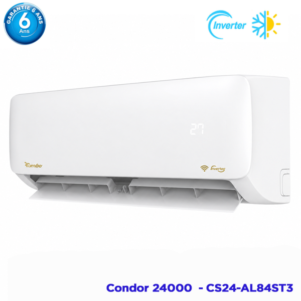 Climatiseur Condor 24000 BTU Inverter  T3 - CS24-AL84ST3