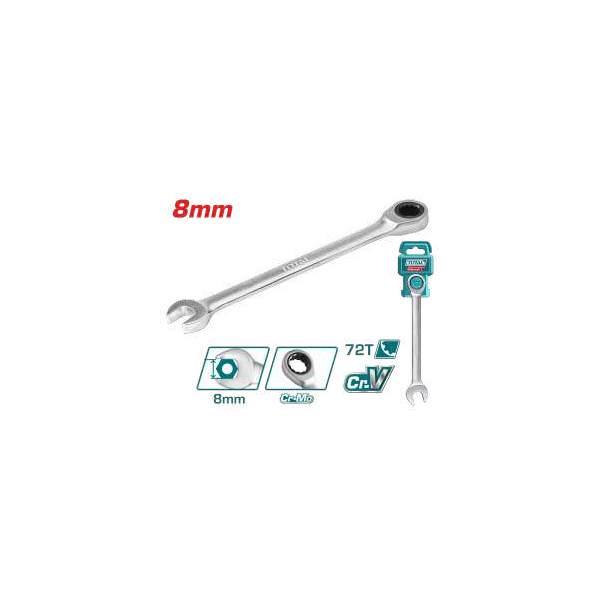 TOTAL CLE MIXTE A CLI- QUET 8MM TCSPAR081