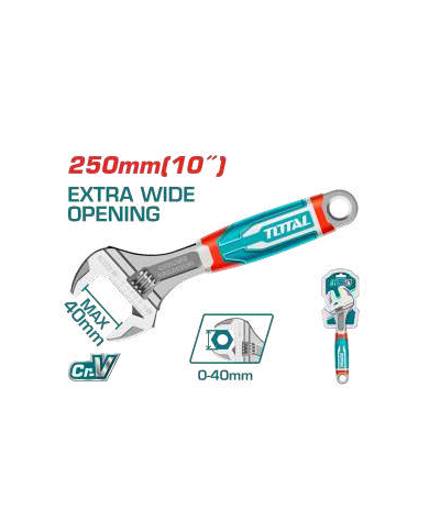 TOTAL CLE A MOLETTE 10" THT101106