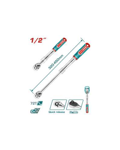 TOTAL CLE CLIQUET EXTEN 1/2'' THT106128L