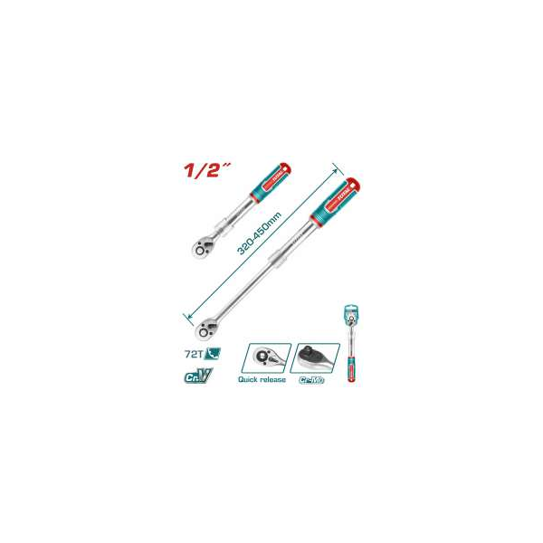 TOTAL CLE CLIQUET EXTEN 1/2'' THT106128L