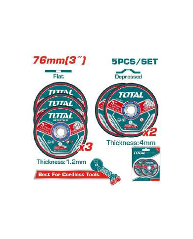 TOTAL JX 5 DISQ TR AC 76MM TAC303768