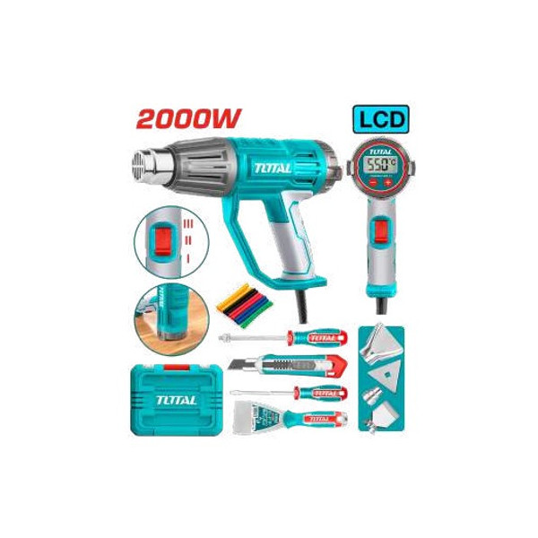 TOTAL DECAPEUR 2000W + OUTILS TB200561